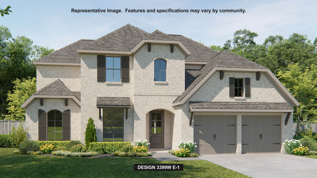 3399W House Plan in Esperanza 60, San Antonio, Texas | Available